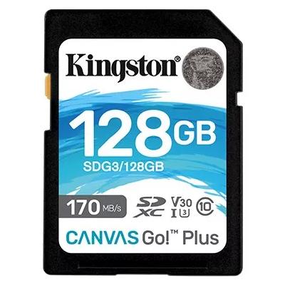 Kingston 128GB Canvas Go Plus USH-I Hafıza Kartı SDG3/128GB