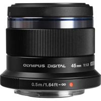 Olympus M. Zuiko Digital ED 45mm f/1.8 Lens (Siyah)