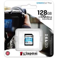 Kingston 128GB Canvas Go Plus USH-I Hafıza Kartı SDG3/128GB
