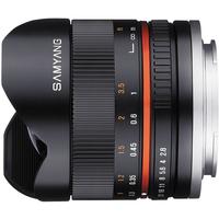 Samyang 8mm f/2.8 II Balık Gözü Lens Fuji X (SİYAH)