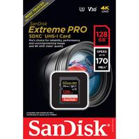 SanDisk 128GB Extreme PRO SD UHS-I SDXC  Hafıza Kartı SDSDXXY-128G-GN4IN