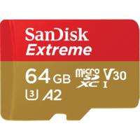 SanDisk 64GB Extreme UHS-I Micro SDXC Hafıza Kartı SDSQXA2-064G-GN6MA