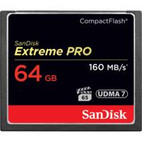 Sandisk 64GB Extreme PRO CompactFlash Bellek Kartı 160 MB/sn SDCFXPS-064G-X46
